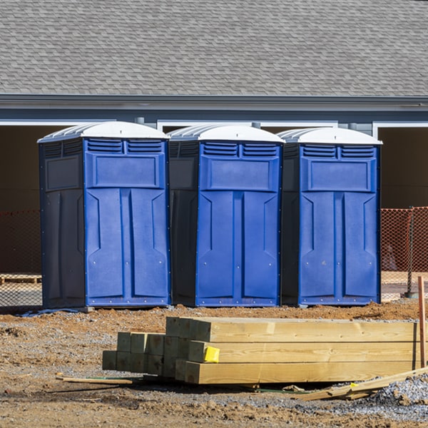 is there a specific order in which to place multiple porta potties in Dewar